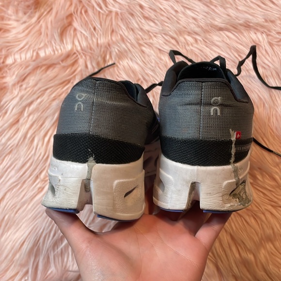 On Clounds On Running Woman Gray Tennis Shoe Size 9.5 - Picture 8 of 9